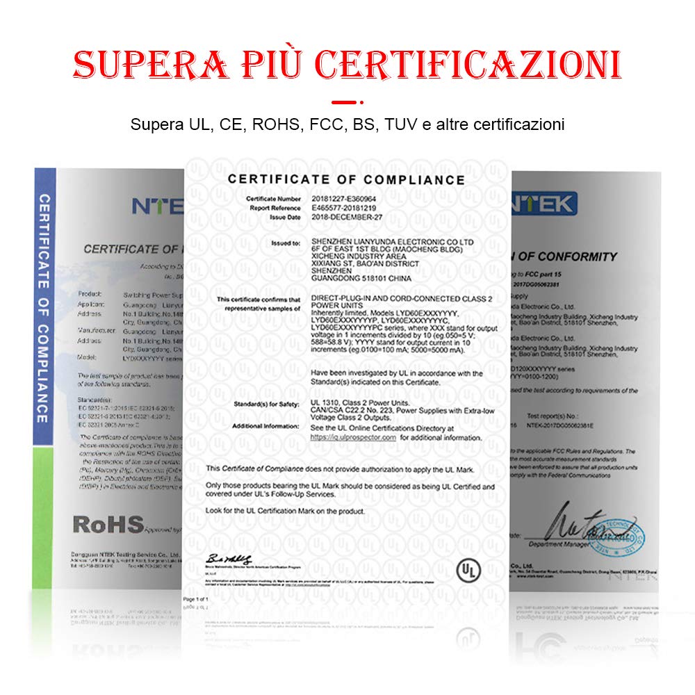 MEROM Caricatore Rasoio Cavo di Alimentatore Ricambio 12V 0.4A per Braun Silkèpil Serie épil 9 Flex épil 9 épil 5 épil 7 5376 7781 Caricabatterie Caricabatteria
