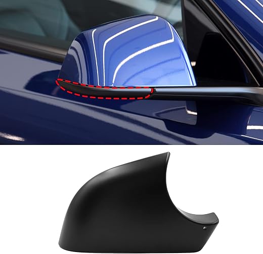 Jaronx Compatible with Tesla Model Y Mirror Bottom Cover 2018-2025, Right Passenger Side Rearview Mirror Lower Base Trim Base Cover...