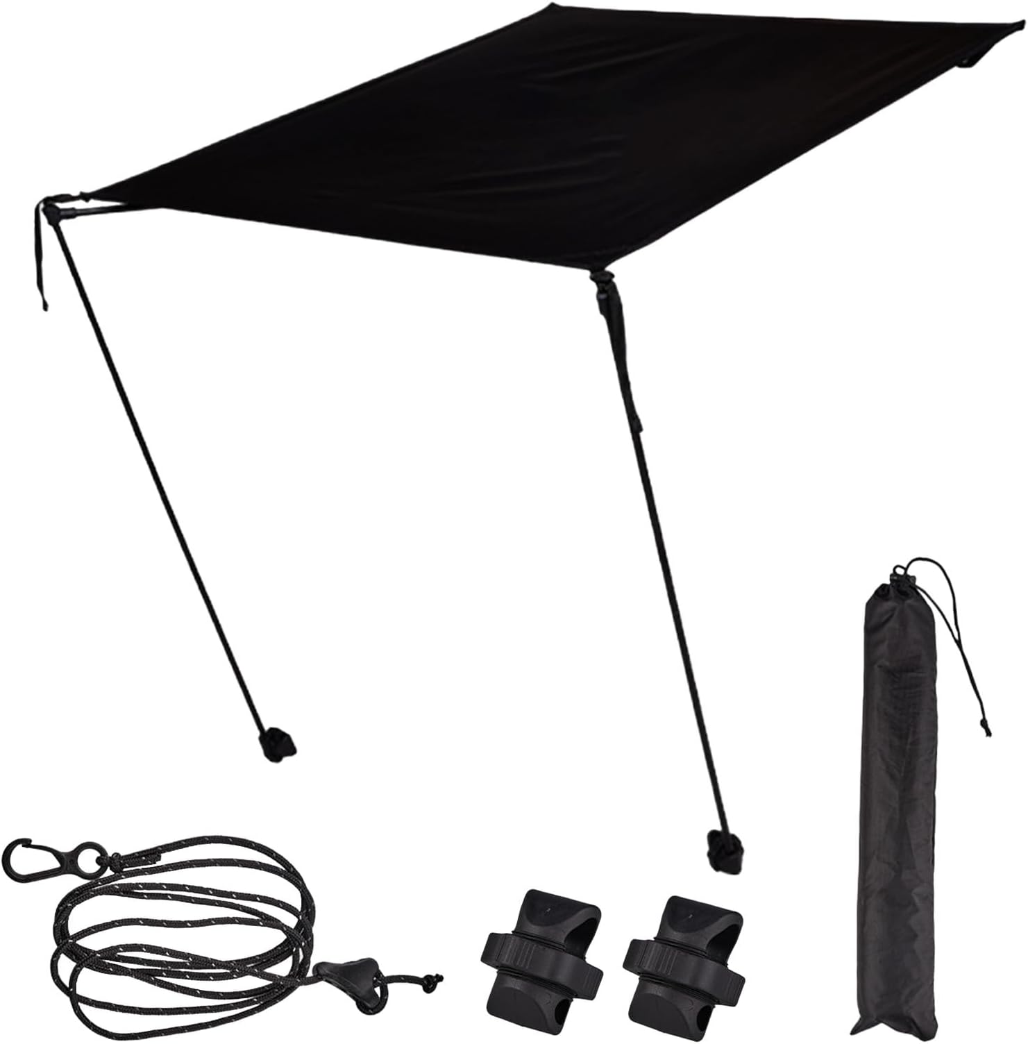 Lawn Chairs Canopy - Folding Camping Chair Canopy | Heavy Duty Portable Sunshade Shelter Umbrella | for Lounge Adults Travel Fishing Patio Tailgates Garden Outdoors Hiking Beach