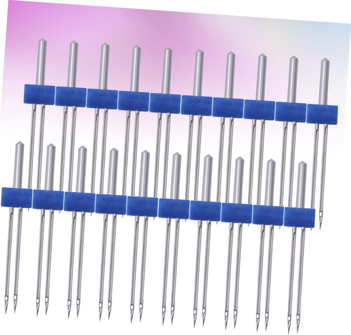 Uonlytech 1bag Twin Needles Kit for Machine Multi-Function Sewing Machine Accessories for Knits Double Needle for Thread Kit