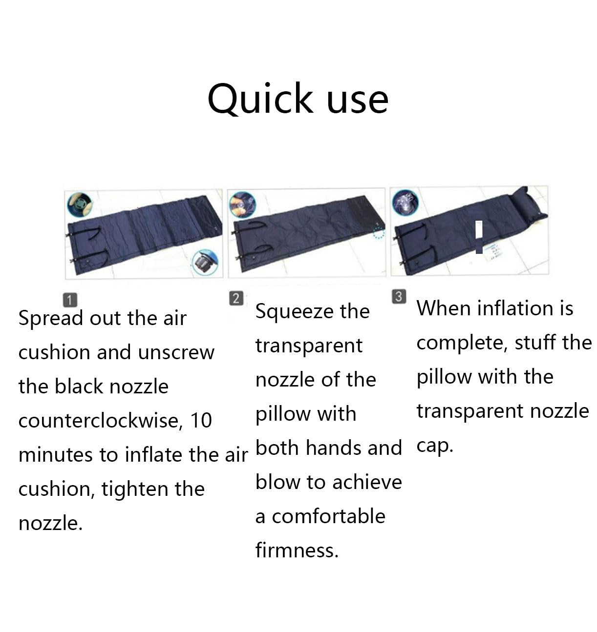 Colchoneta de Camping,Alfombrillas Antihumedad para Tiendas de campaña,Cojín Hinchable Splicable,para Dacia Spring Electric Year from 2021, B-Camouflage Colour