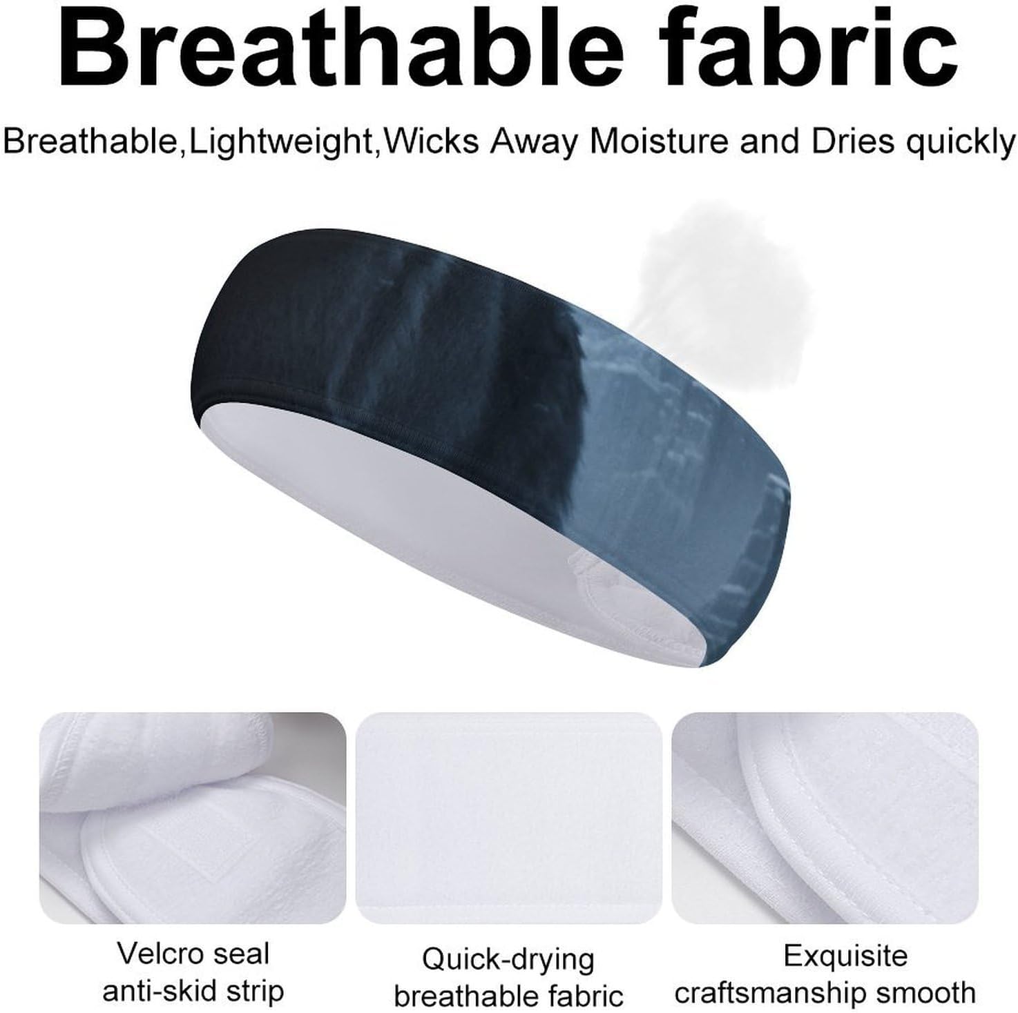 Wolf in The Snow Multifunctional Sport Headband image 4