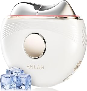 【TV紹介✕人気雑誌掲載】ANLAN 温冷リフトかっさ 美顔器 EMS 電動カッサプレート 45度温感 冷却 リフト 3色LED 振動 全身適用 男女兼用 typeC充電式 3段階調整可能 誕生日 プレゼント (ホワイト)