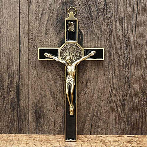 YUNGYE Jezus Christus Muur Crucifix Cross Religieuze Heilige 3D Craft Decor Jezus Christus Op de standaard 19,5 x 9,5 cm Antieke Decoratie - Image 3