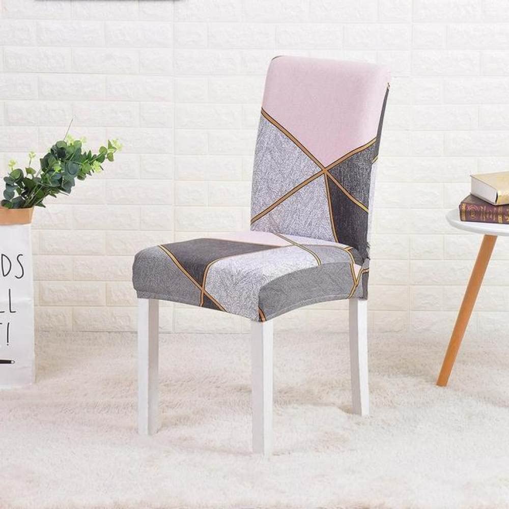 Housse de chaise à manger extensible imprimée | Taille universelle pour bureau et cuisine