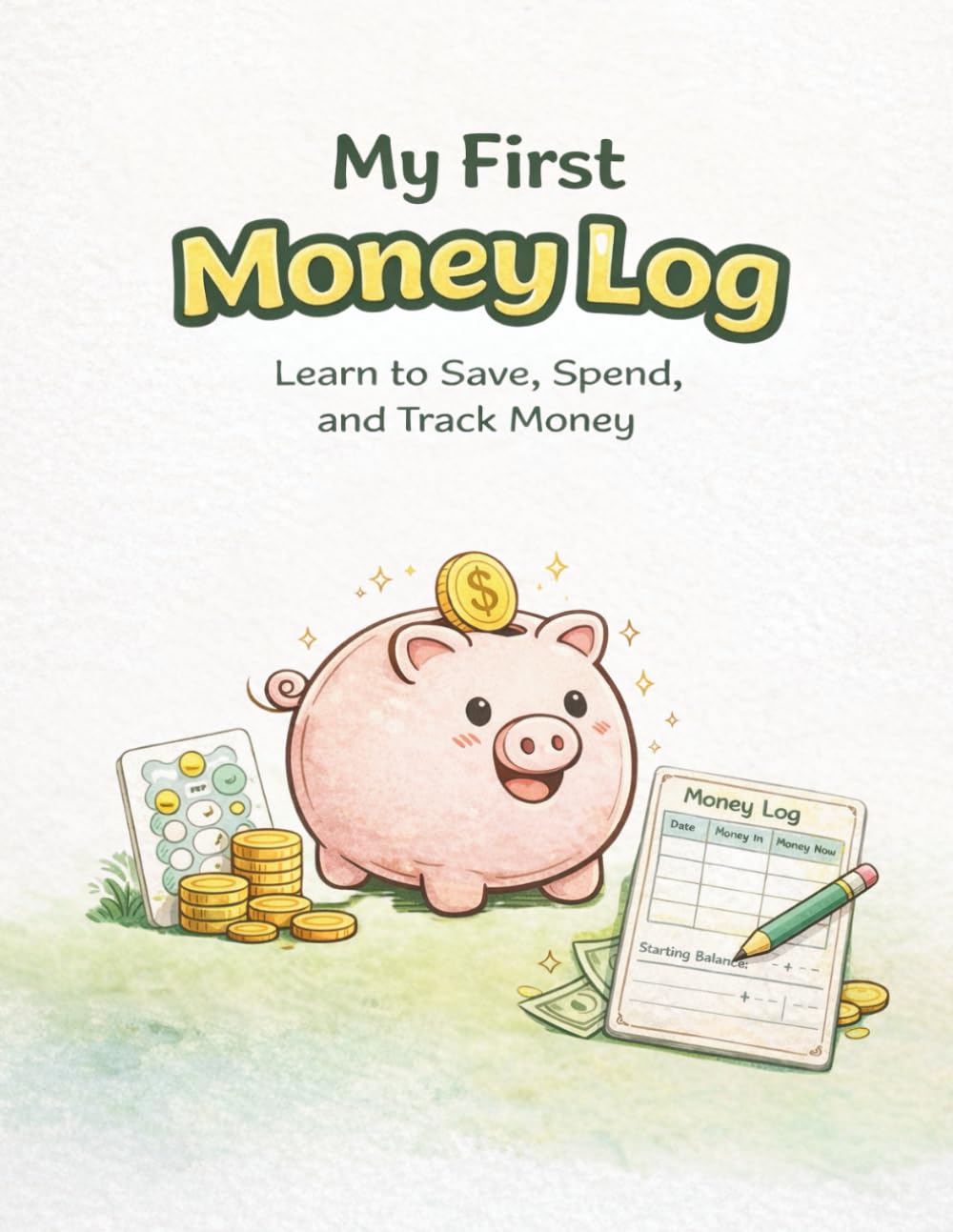 My First Money Log: Learn to Save, Spend, and Track Money