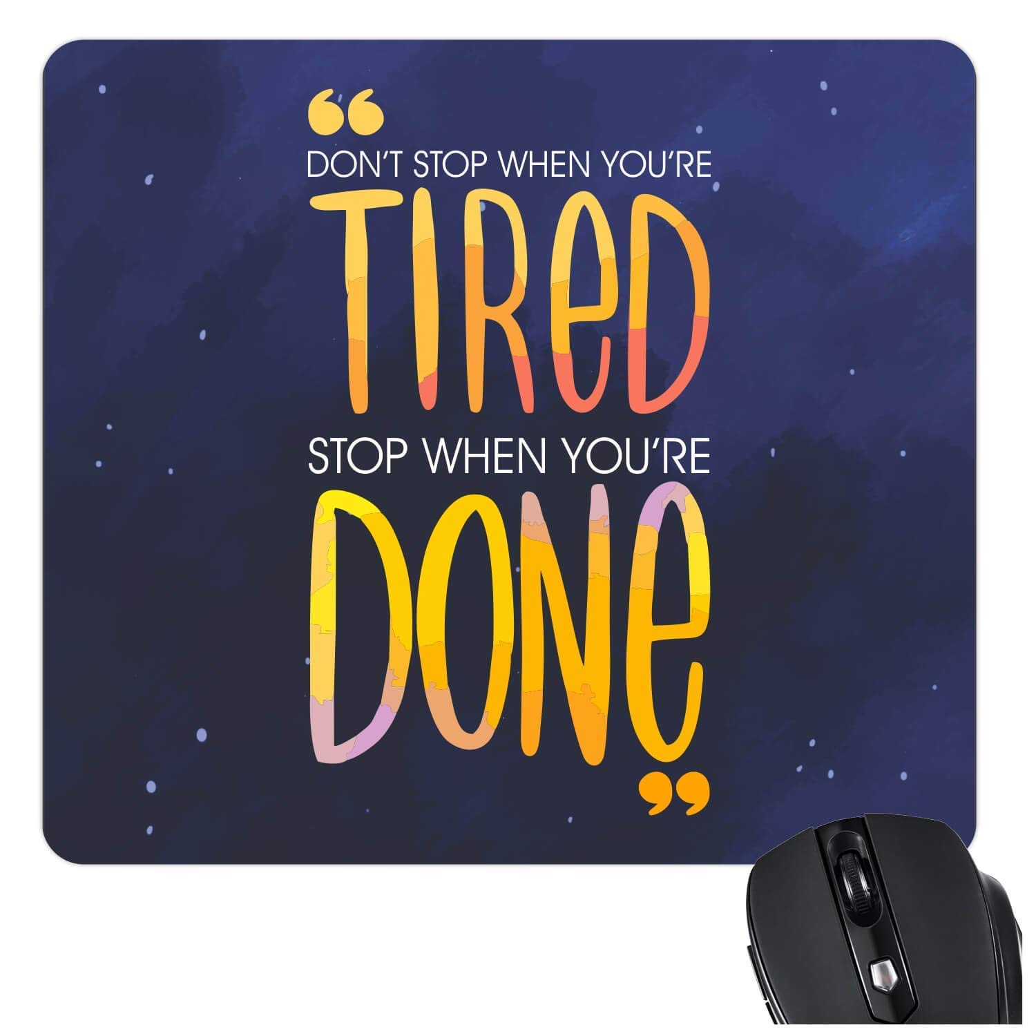 TheYaYaCafe When Youre Tired Motivational Quote Printed Mouse Pad for Computer Accessories, PC, Laptop (B01M7Q1XCP) Amazon Price History, Amazon Price Tracker