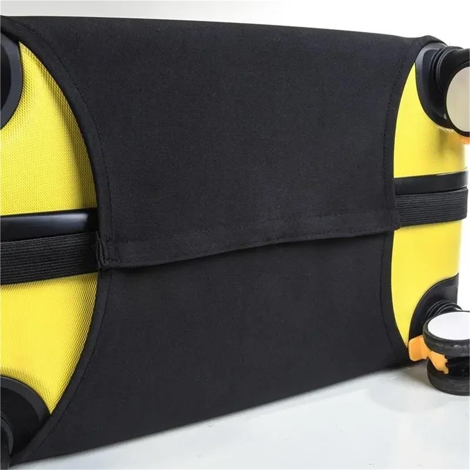 2 uds Cubierta de Equipaje Tela elástica Protector Maleta Polvo Adecuada for Organizador Viaje para Maletas(Yellow,M(22-24inch))