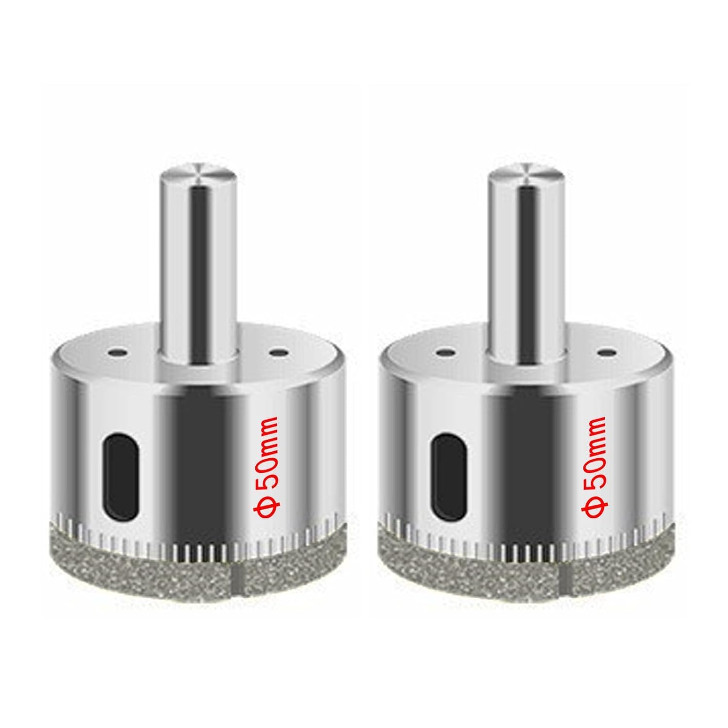 See full amazon price history chart for UPTODATETOOLS Pack of 2 Pcs 50mm Diamond Hole Saw Drill Bit Set for Ceramic Stone Metal Granite Porcelain Tile Glass Drill Bit for Bottles Pots UPTODATETOOLS Pack of 2 Pcs 50mm Diamond Hole Saw Drill Bit Set for Ceramic Stone Metal Granite Porcelain Tile Glass Drill Bit for Bottles Pots (B0D2KQHC46) Amazon Price History, Amazon Price Tracker