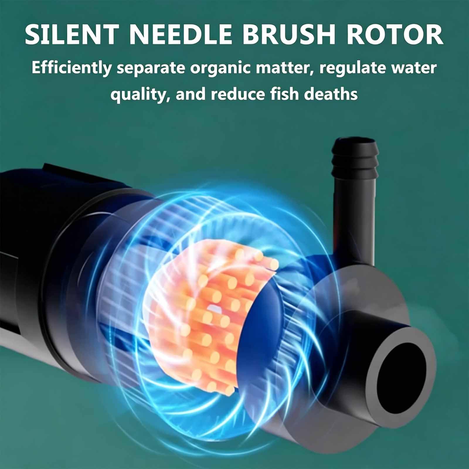 Espumador De Superficie para Acuario, Espumador De Proteínas Interno para Pecera, Apto para Acuarios De 5l A 40l/15l A 90l, Nivel De Agua Ajustable, Válvula De Aire con Perilla 15-90L