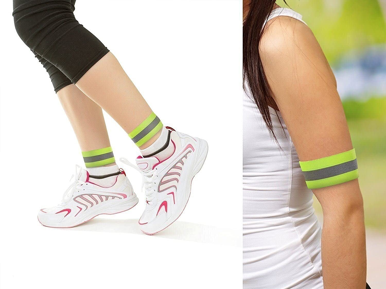 JJJ Gear Reflective Gear High Visitibility Reflective Gilet Riflettore di Sicurezza for Uomo e Donna for la Notte in Esecuzione, in Bicicletta, a Piedi, in Bicicletta con Regali (Color : A)