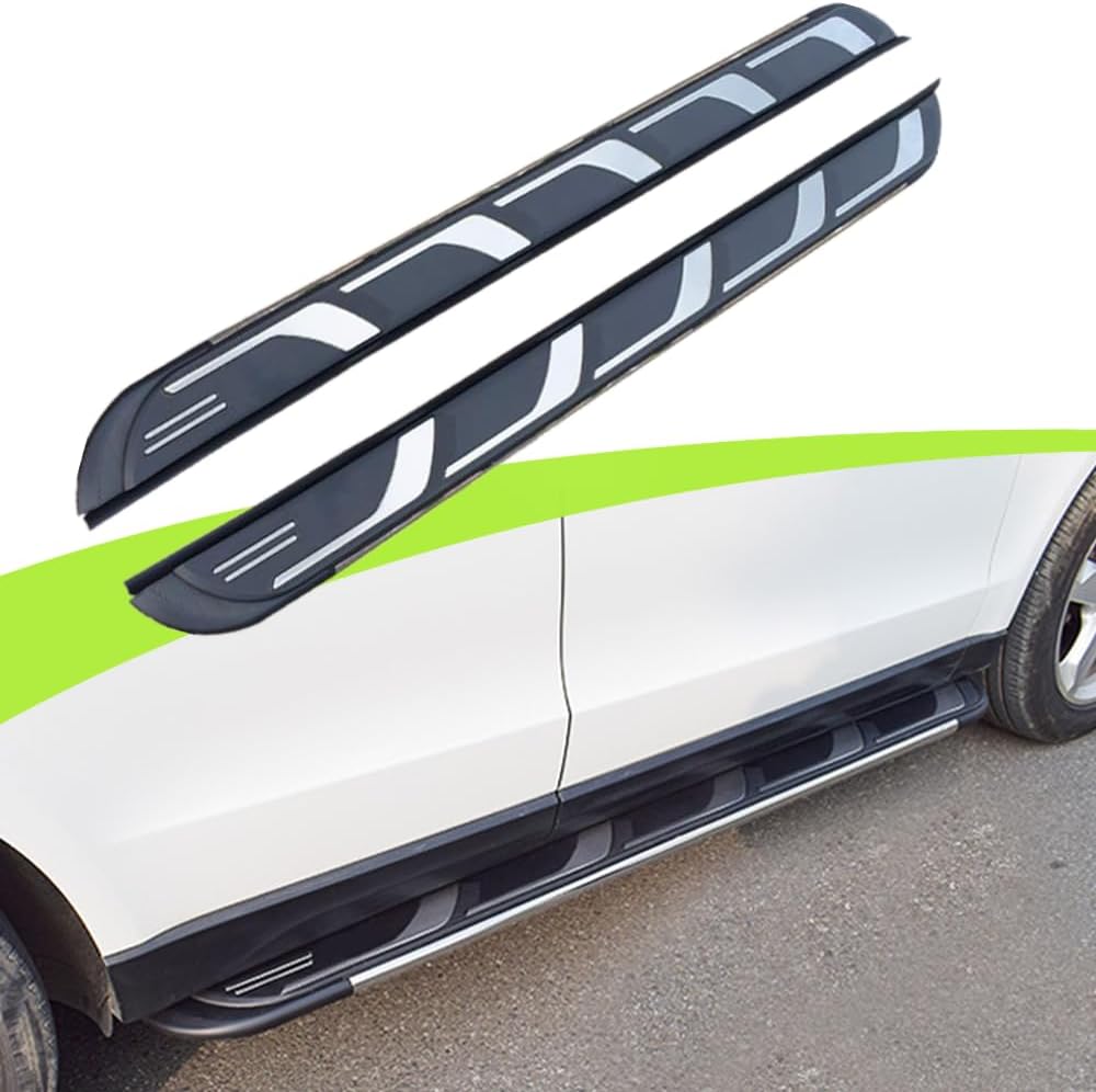 2Pcs Aluminum Running Boards Fixed Nerf Bars Side Steps with Brackets Fit for Porsche Macan 2014 2015 2016 2017 2018 2019 2020 2021 2022 2023 2024 (43)