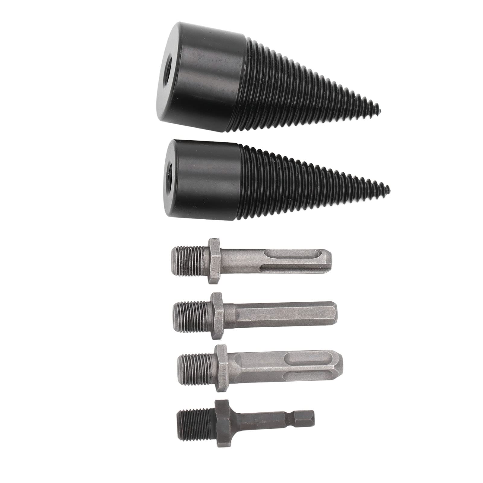 Cônes de Fendeur de Bois 32mm 42mm, 6 Pièces Forets Amovibles pour Perceuse