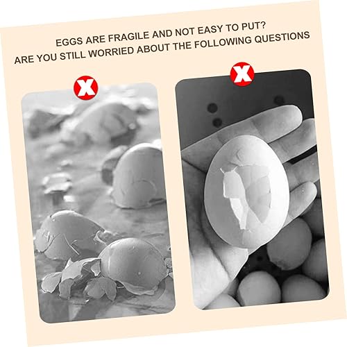 Miniatura 7 de 1 compartimento apilable para huevos, nevera, organizador de huevos, soporte para huevos frescos, almacenamiento en refrigerador y diseño de ahorro