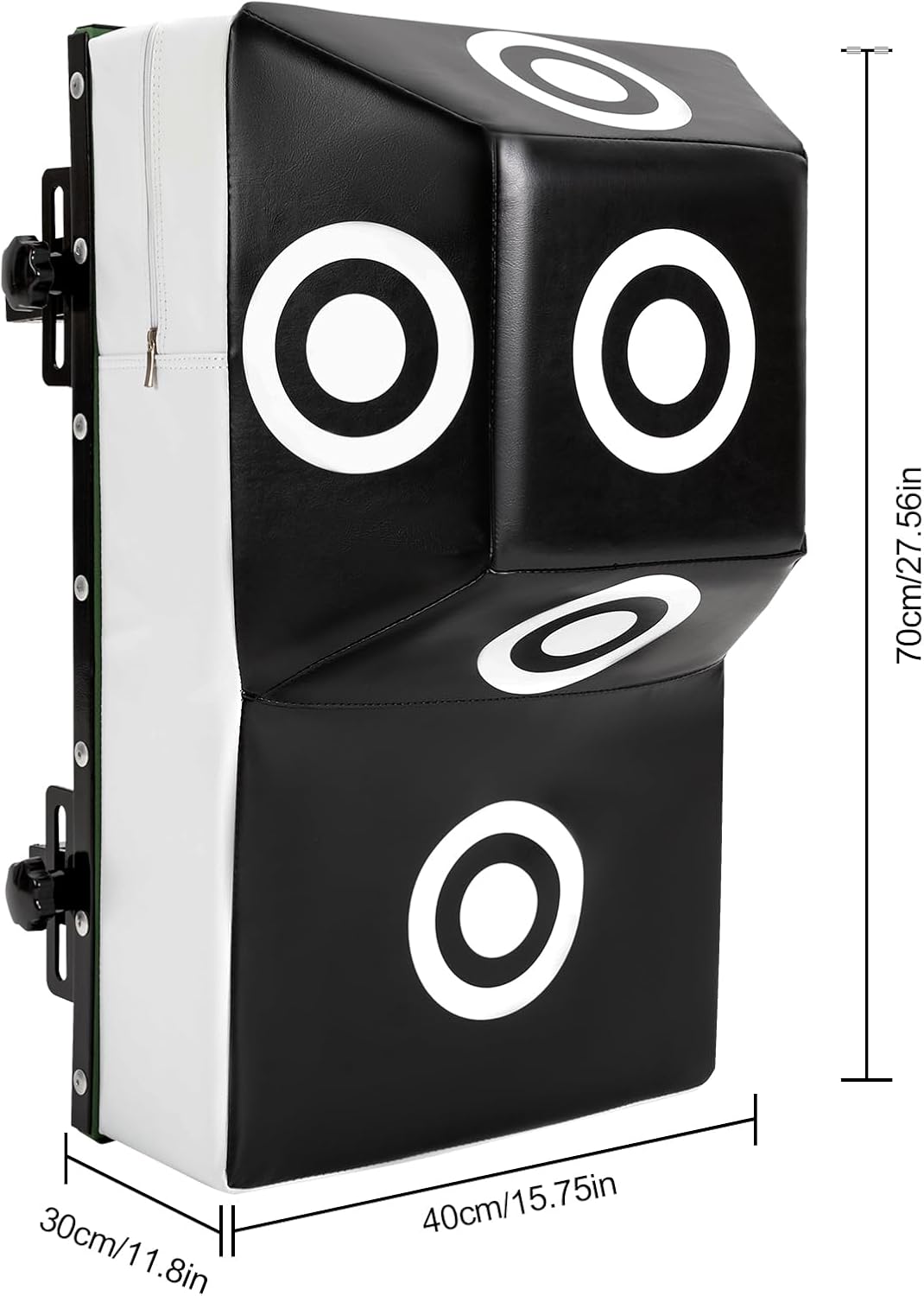 Wall Mount Uppercut Boxing Training Punching Target, Heavy Duty MMA Wall Pad with 6 Marking Points for Hooks & Uppercuts for Home Fitness & Stress Relief