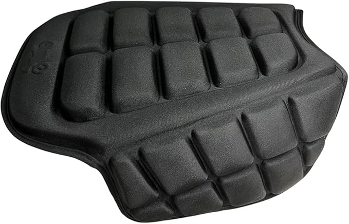 BESPORTBLE Motorcycle Seat Pad Anti- Slip Seat Cushion Inflatable Cushion (Black)