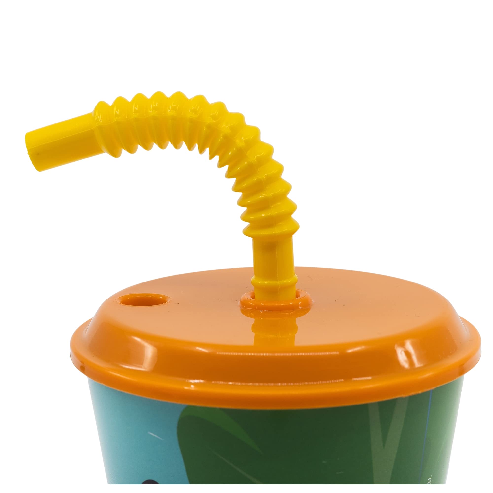 Vaso Infantil Reutilizable Stor Con Tapa Y Pajita - 430ml (Personajes Infantiles)