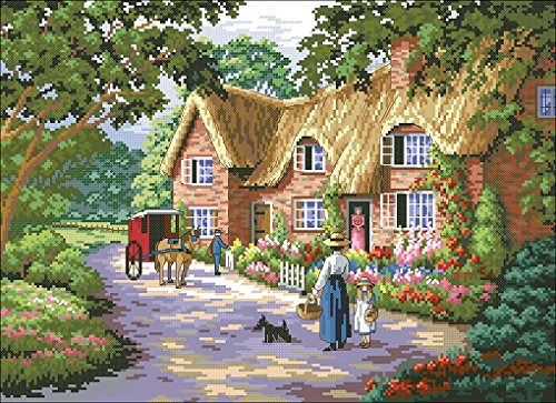 Farm Time Counted Cross Stitch Kit,14Ct 212154Stitch 4938Cm Counted Cross Stitch Kits #TOP19