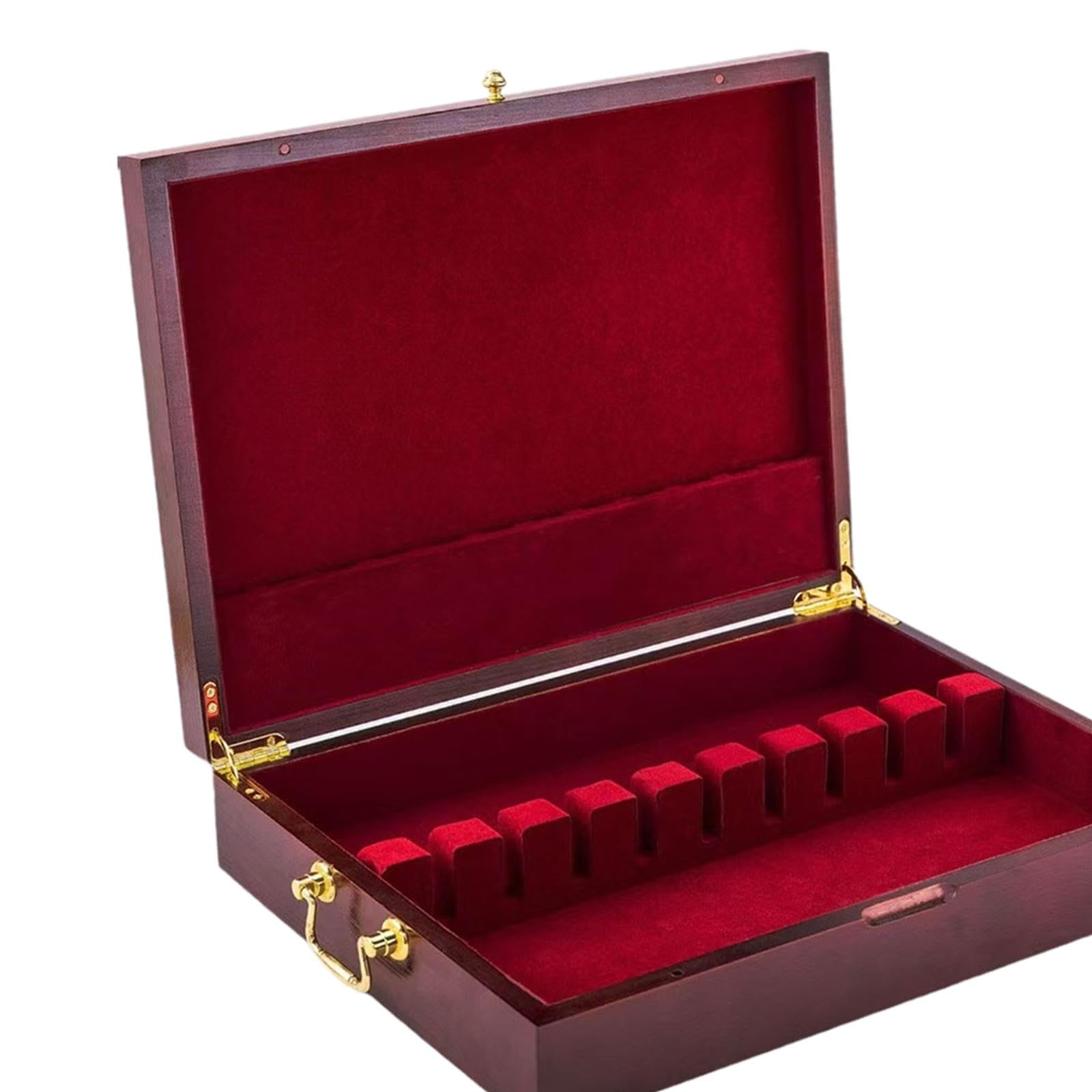 Besteckkasten Aus Holz mit Deckel