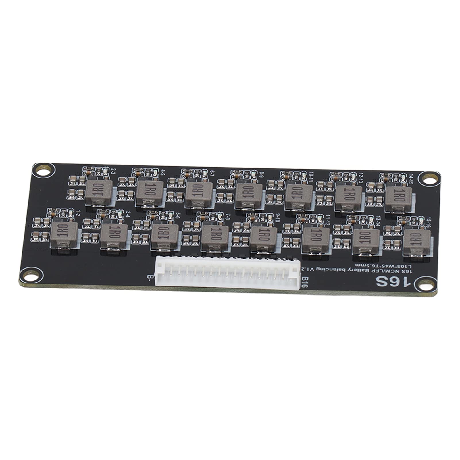 Fafeicy Aktiver Batterie-Equalizer, Induktiver Batterie-Balancer 16S 2,0–4,5 V mit Stabiler Verbindung für Ternäre Eisen-Lithium-Batterien, Stromwandler, Balanciert die Batterie Deutlich aus