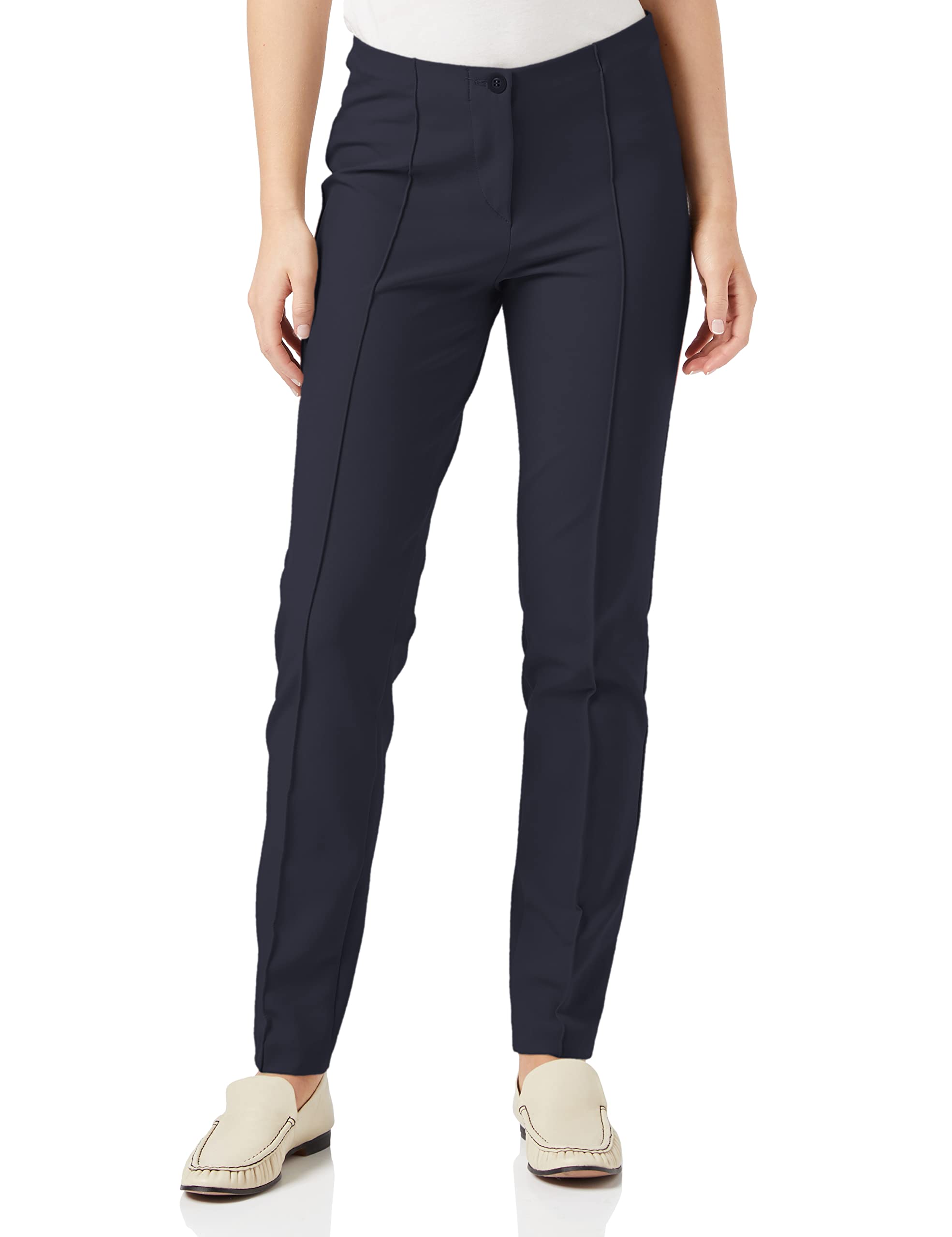Atelier GARDEUR Women's Zene Trouser Not Applicable, Blue (Dunkelblau 69), 10 (Manufacturer Size: 36)