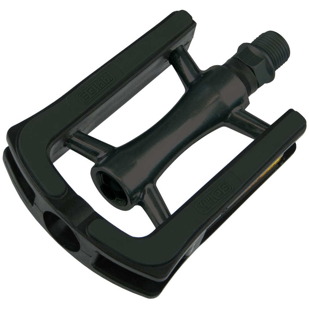 SQlab Unisex – Erwachsene Sqlab Pedaler 521 Fahrrad Pedale, Schwarz, XL (+15 mm) EU