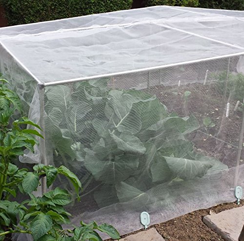 Veg Cage Kit H700mm x W 1.5m x L4.98m Veggiemesh Complete with Pegs and Clips