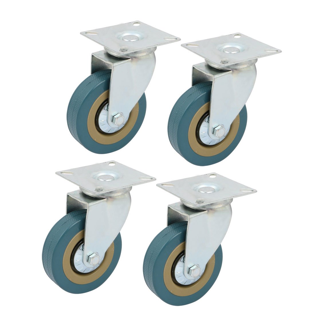 Aexit 4Pcs 3-inch Diameter 360 Degree Rotatable Top Plate Swivel Caster Wheel Gray (cd8088c35f27281247562a08abcc70c7)