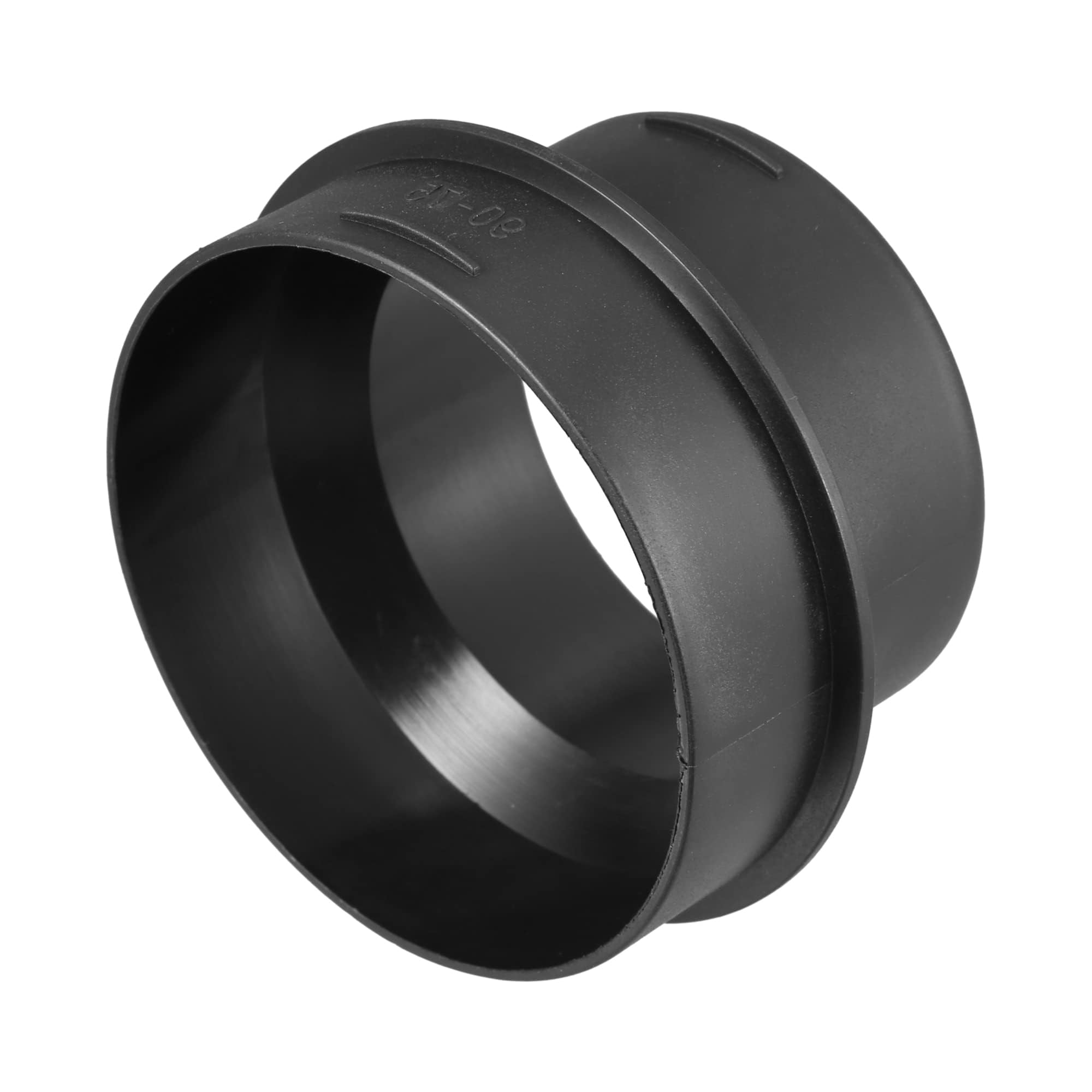 Aputoxz Car Air Ducting Connector Straight Air Heater Duct Joiner Connector Pipe Black 75mm to 90mm
