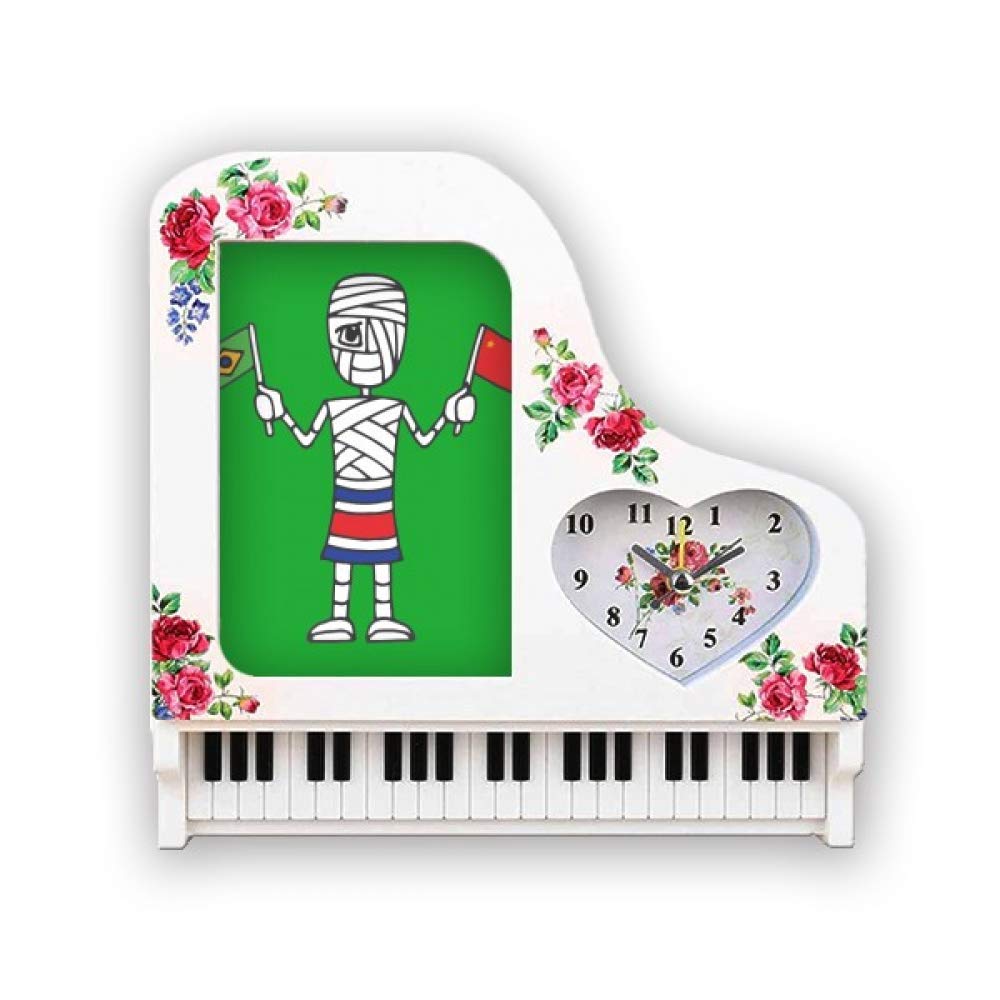 Piano réveil et cadre photo d'exception aux détails soignés