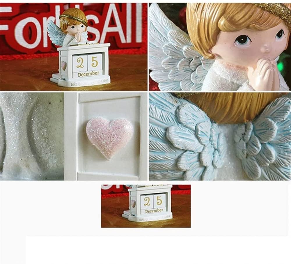 Resin Desk Blocks Kalender Kinder Ewiger Tischkalender DIY Home Office Decor