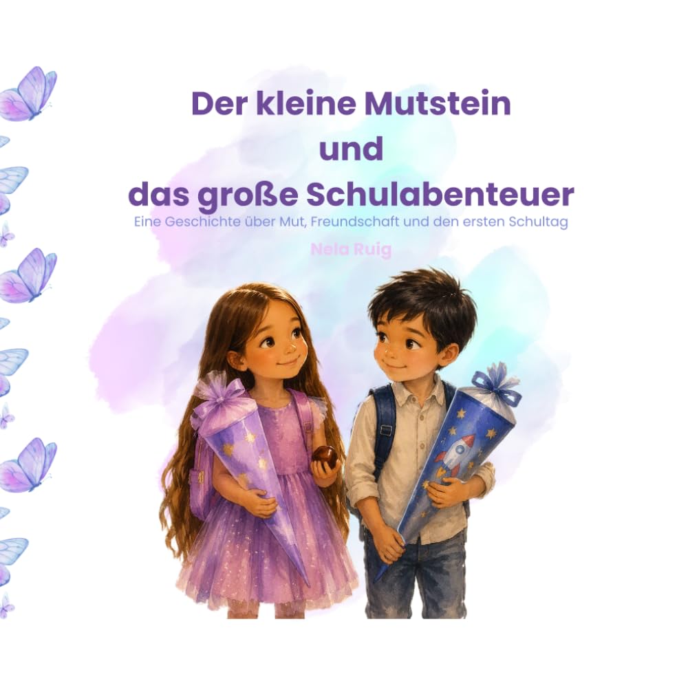 Der kleine Mutstein und das große Schulabenteuer: Eine Geschichte über Mut, Freundschaft und den ersten Schultag