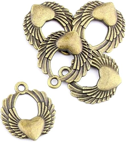 Abalorios de bronce antiguo FL2670 para hacer joyas, suministros de reparación de lotes