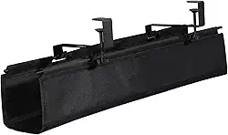 Bandeja Organizadora de Cabos para Debaixo Da Mesa, Organizador de Fios para Debaixo Da Mesa, Caixa Organizadora de Cabos, Fácil Instalação.