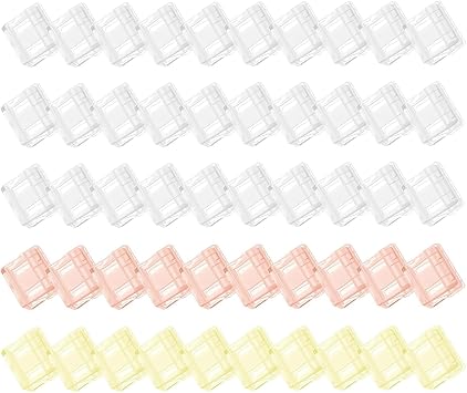 50Pieces Adjustable Hem Clips for Pants Sleeves, No Slip Instant Shortening for Trousers, Multicolor Pant Hem Clips, Quilting Clips for Fabric, Quick Clothing Adjustment Without Sewing