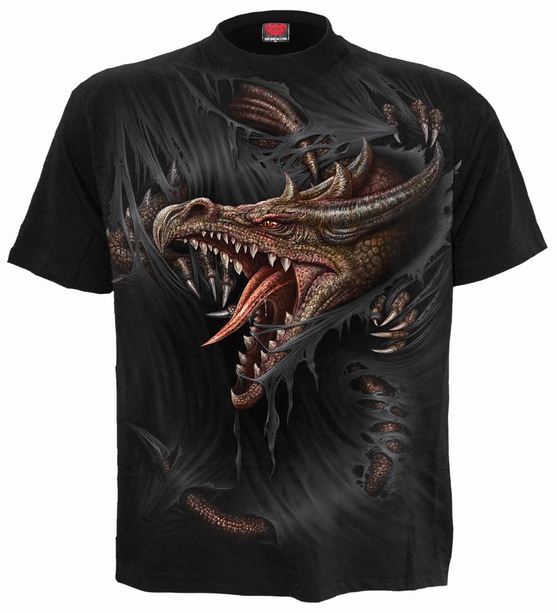 Spiral Boys Black K101 T-Shirts, Xs Uk