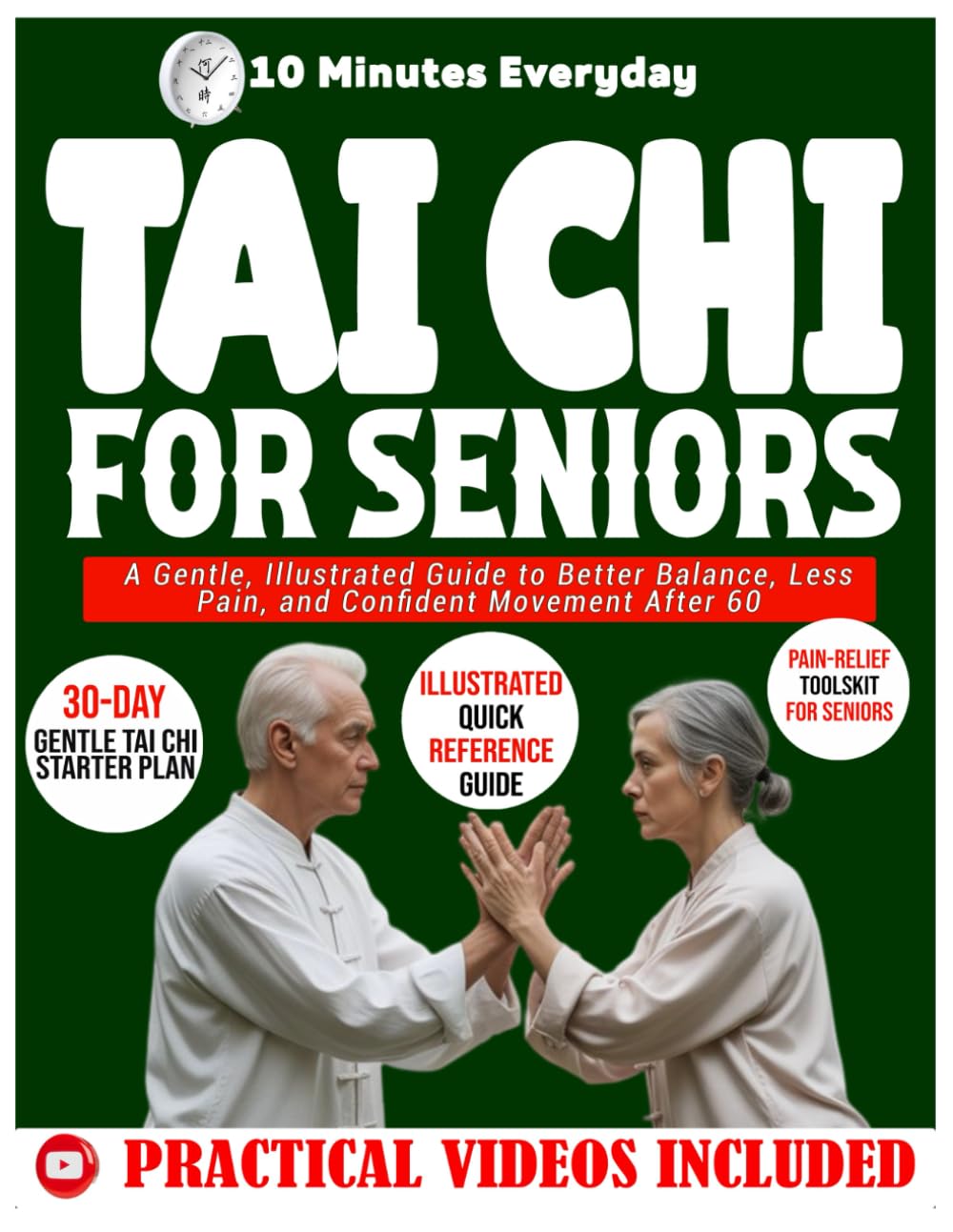 Tai Chi For Seniors: A Gentle, Illustrated Guide to Better Balance, Less Pain, and Confident Movement After 60