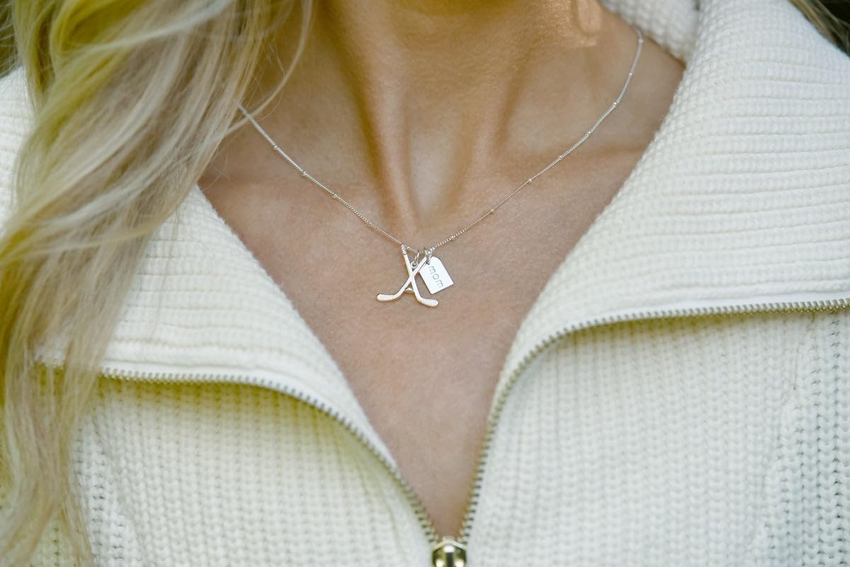 Chelsea Charles Sports Mom Double Charm Necklace, Fashion Jewelry Gift for Women - Image 2