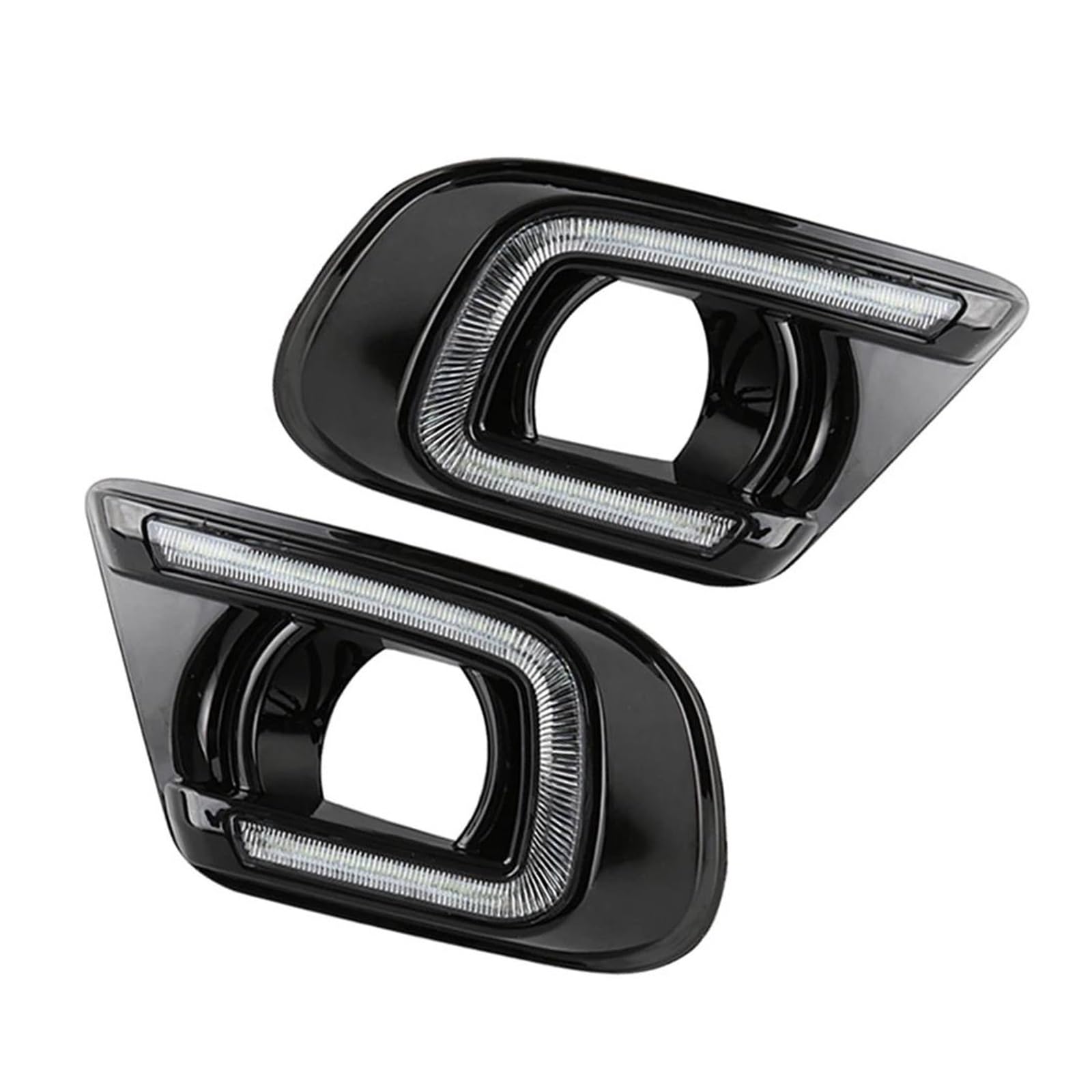 Genérico Piloto Intermitente 2 Uds Para Dodge Para Viaje 2013 2014 2015 2016 LED DRL Luz Circulación Diurna Parachoques Delantero Lámpara Antiniebla Señal Giro Intermitente Retrovisor