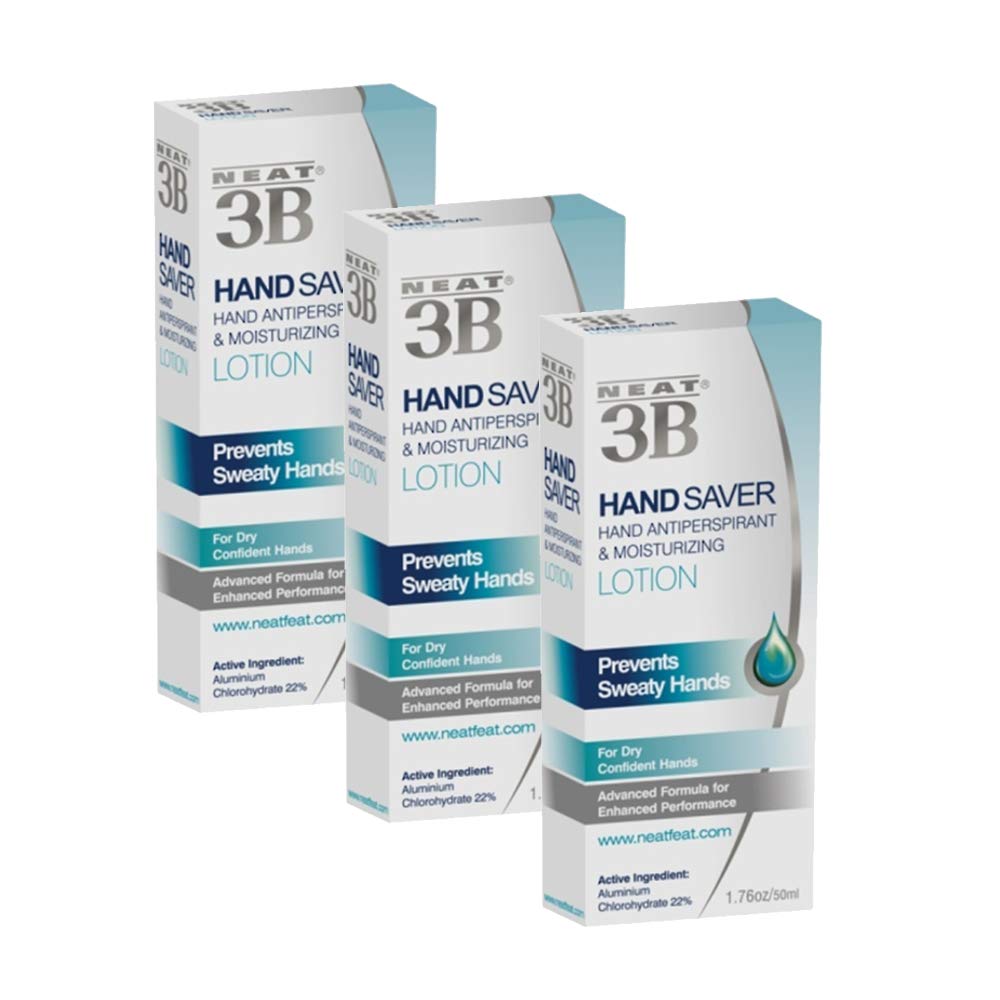 Neat® 3B Hand Saver Antiperspirant and Moisturising Lotion 50ml TRIPLE PACK
