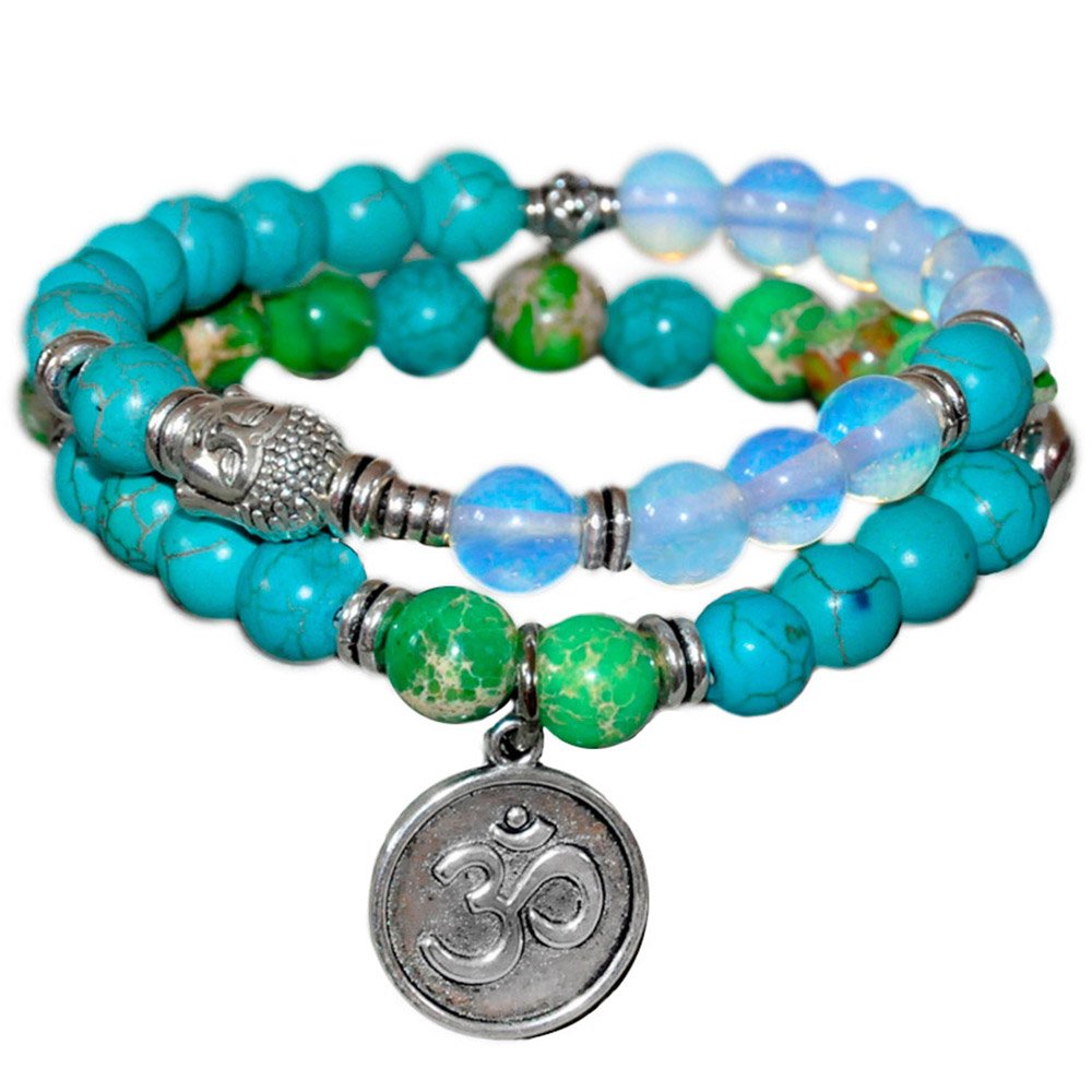 Om Stretch Bracelet Set