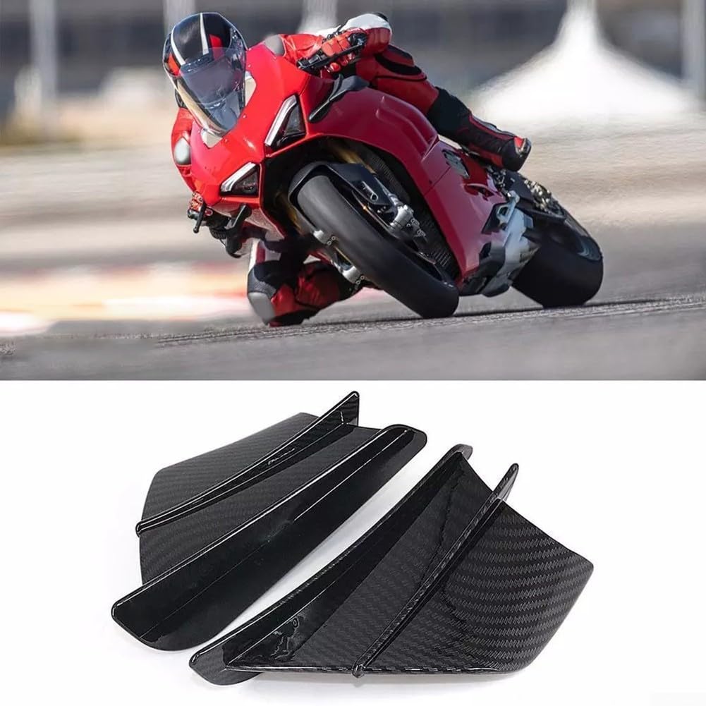 Eleganti alettoni in carbonio per Ducati Panigale V2 V4 migliorano l'aspetto della moto