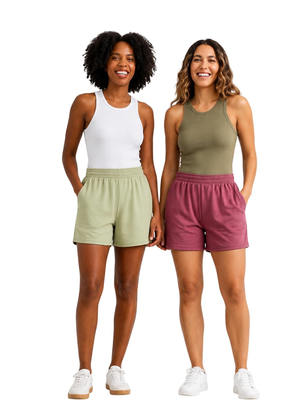 Women’s velentino Shorts Combo Pack for Women & Girls | Stretchable Mid Rise Casual Shorts | Soft & Comfortable Shorts for Gym, Yoga, Running Wear-image-49
