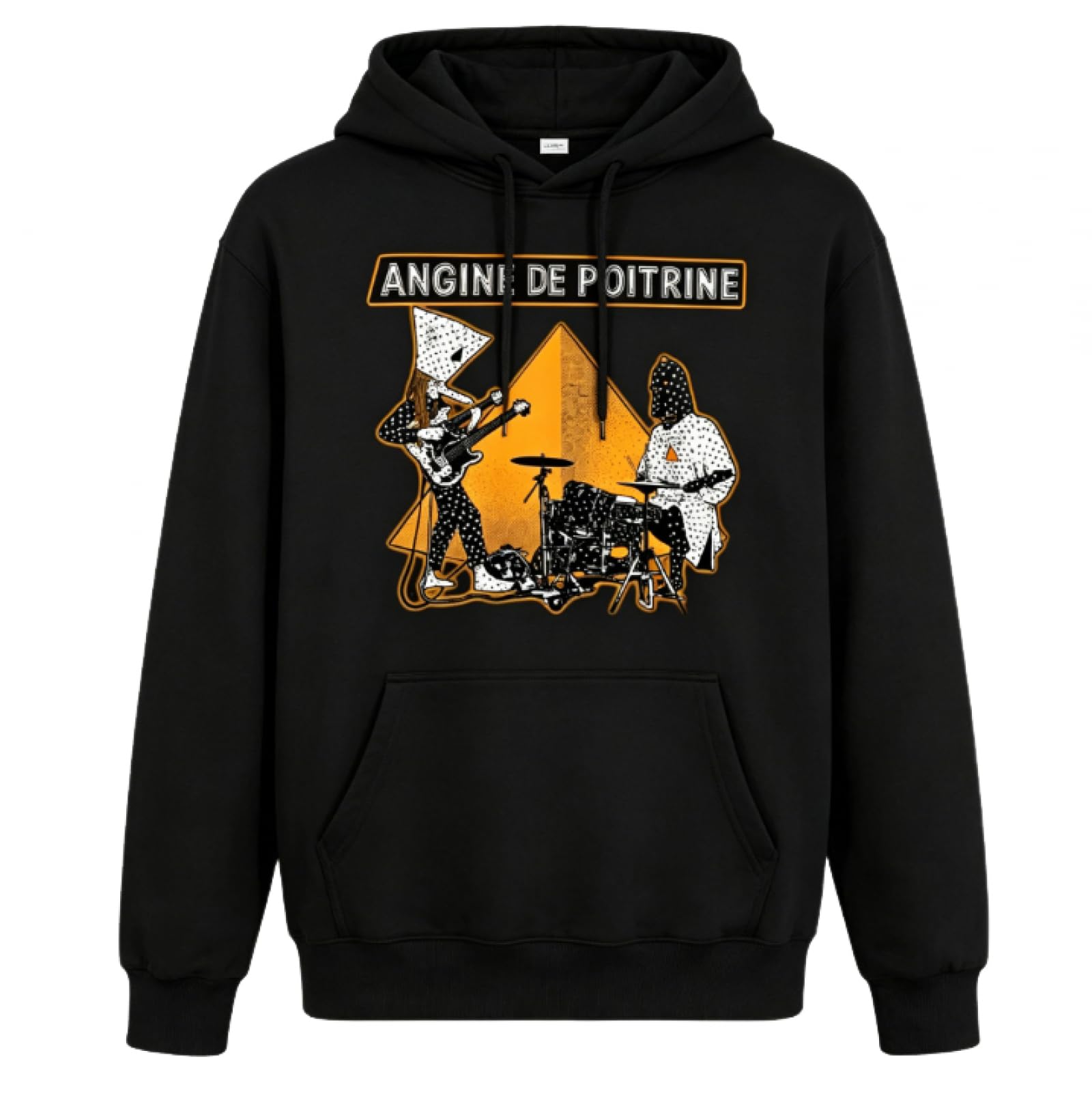 Cuttee Unisex Black Angine De Poitrine 2026 Uk Tour Sold Out Hoodie, Concert Merch Pullover-||X_l