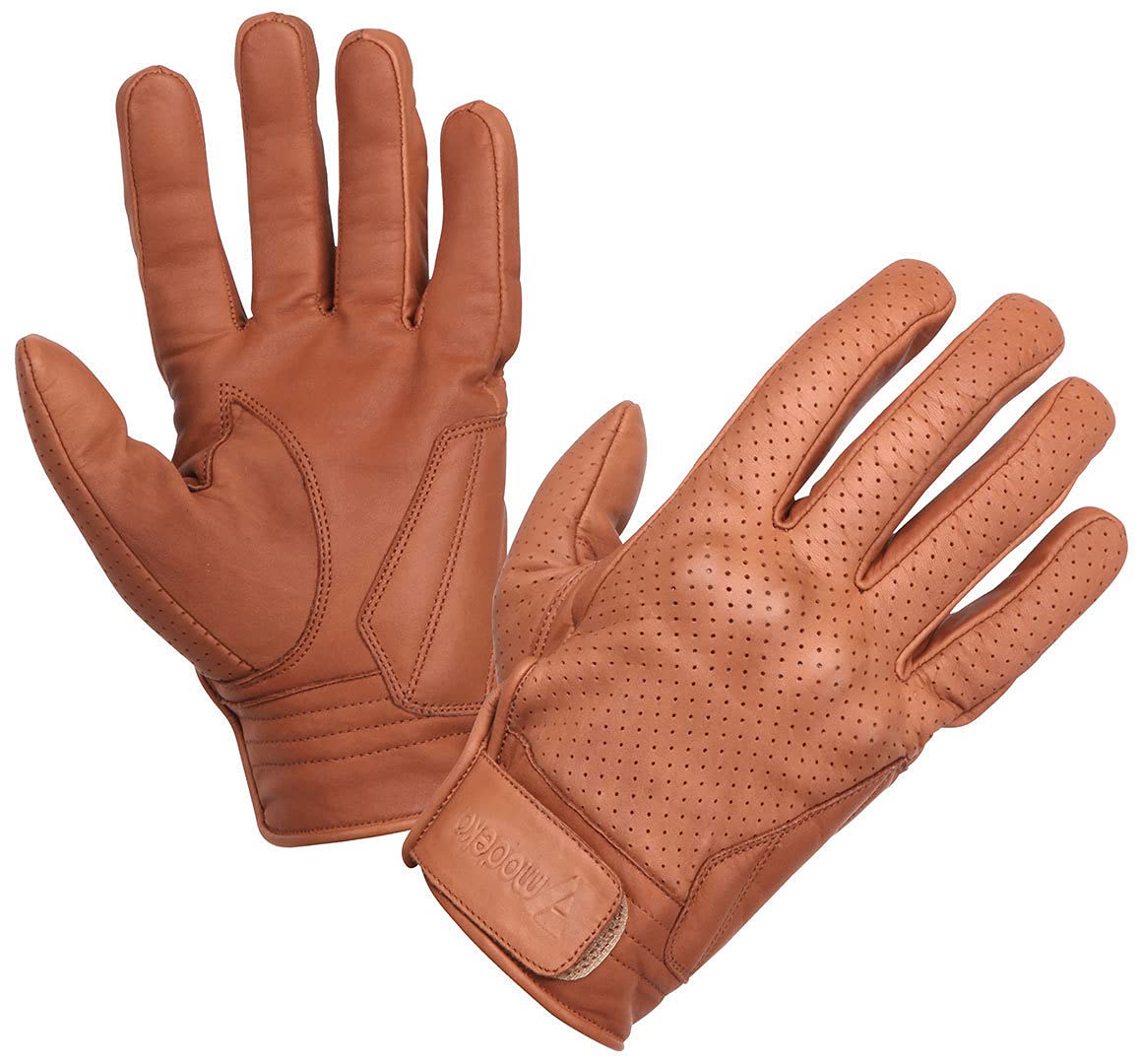 Modeka Hot Classic perforierte Motorrad Handschuhe