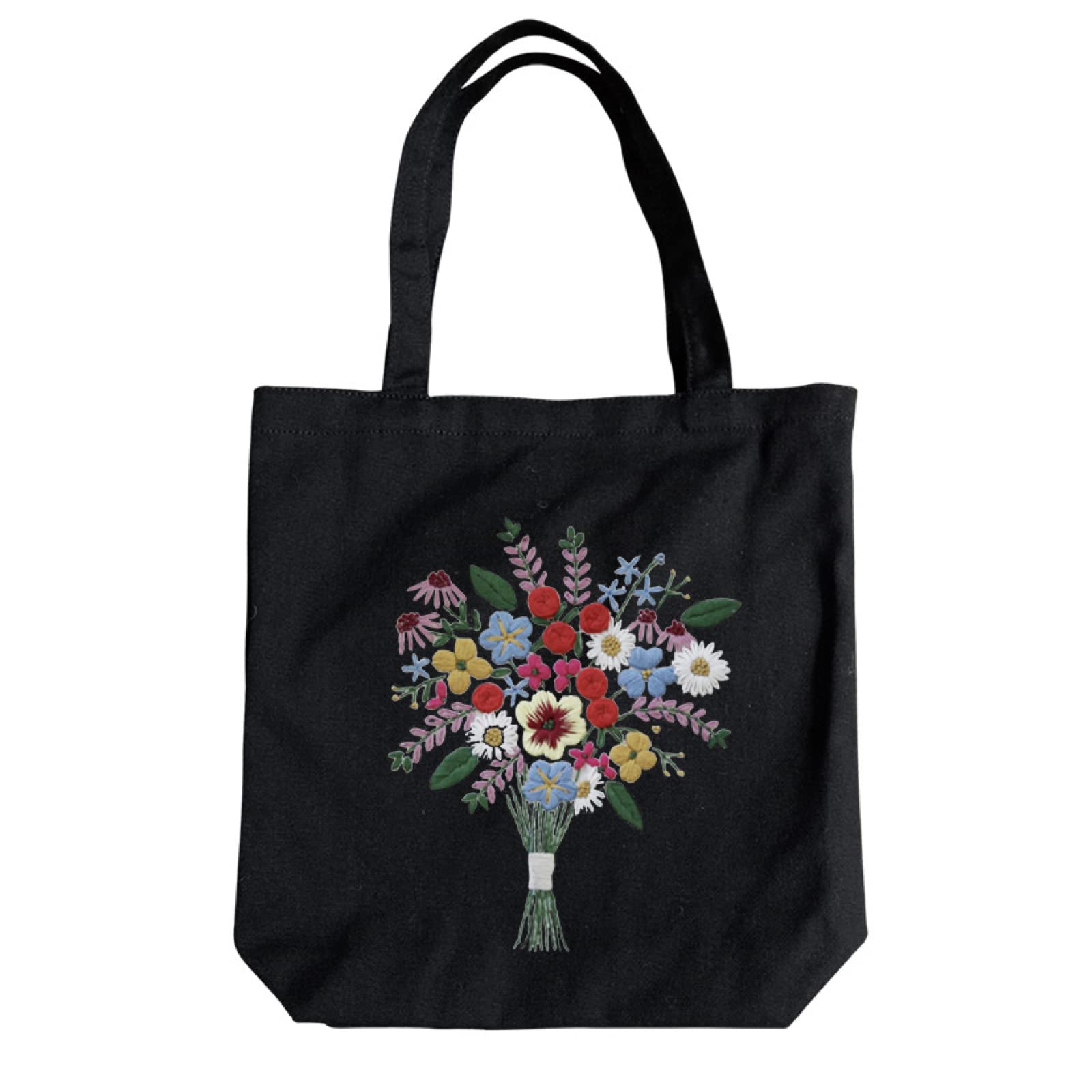 ハンドメイド手刺繍バッグ Amazon | (ADOSSY) 刺繍バッグキット 刺繍キット セット