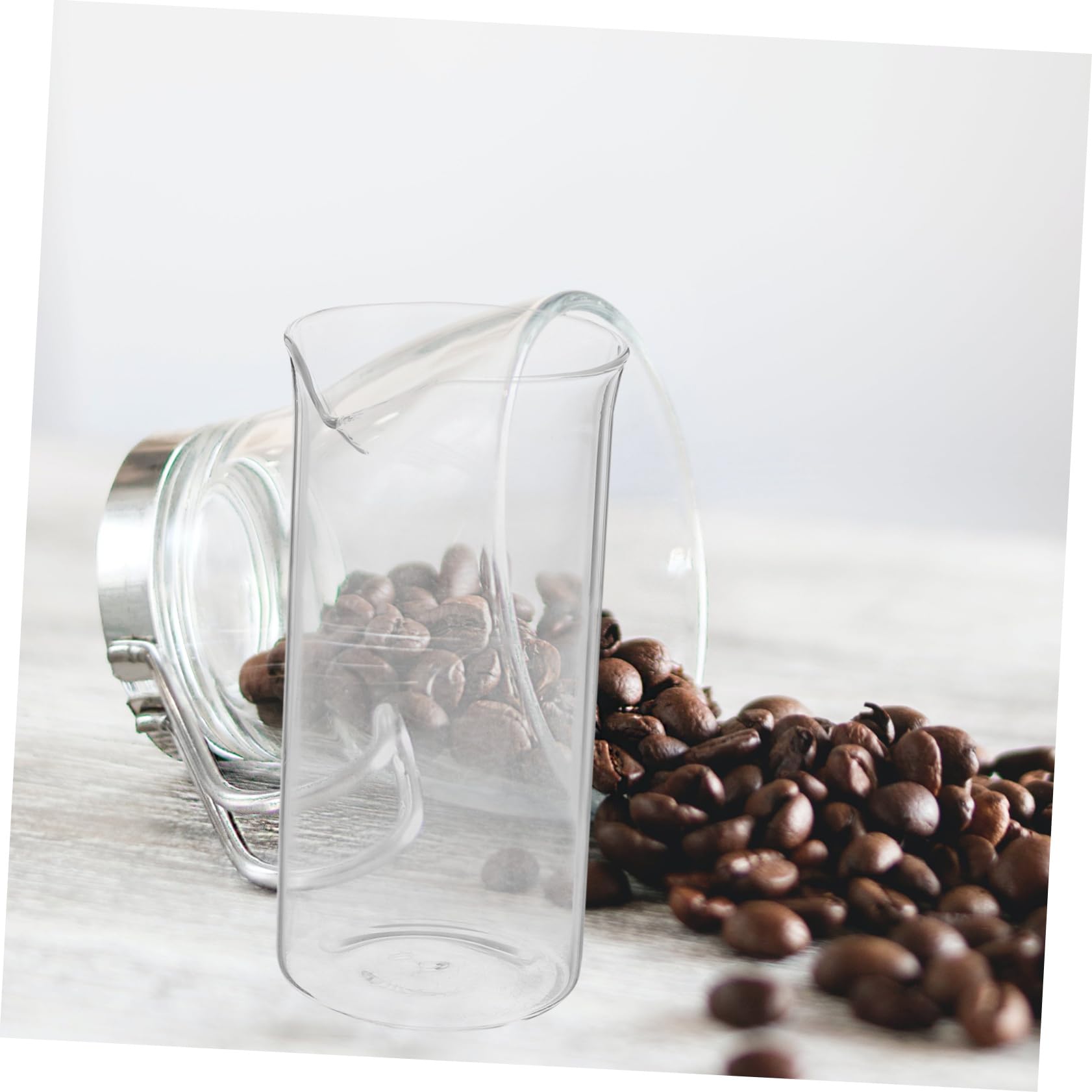 VOSAREA Tasse de Rechange pour Cafetière à Piston 350ml en Verre Bec Verseur