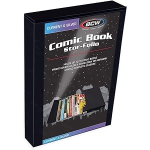 BCW Comic Book Stor-Folio – 1 Pack | Comic Book Travel Case for Current & Silver Age | Magnetic Comic Folio Carrier