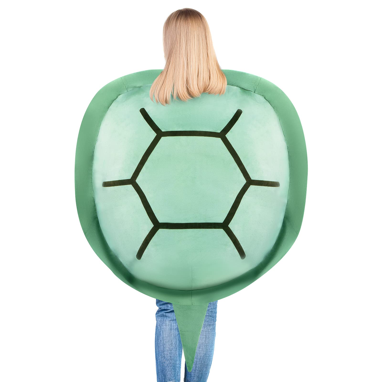 deAO Wearable Turtle Shell Turtle Stuffed Animal Toy Turtle Costume Plush Pillow 80/100/130CM Multi-Purpose Children Adult Birthday Gift (130CM) (PLUSHT-T2)