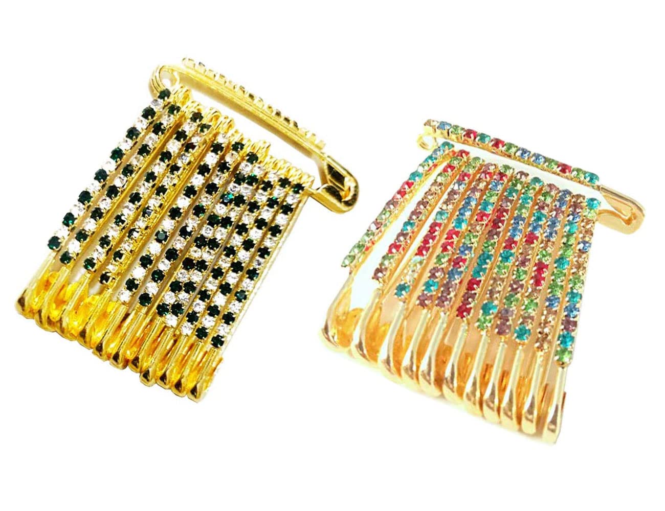 Épingles à nourrice pour sari mariages et fêtes lot 24